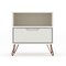 Manhattan Comfort Rockefeller Nightstand 1.0 in Off White, PK2 2-101GMC8 - alternate 8